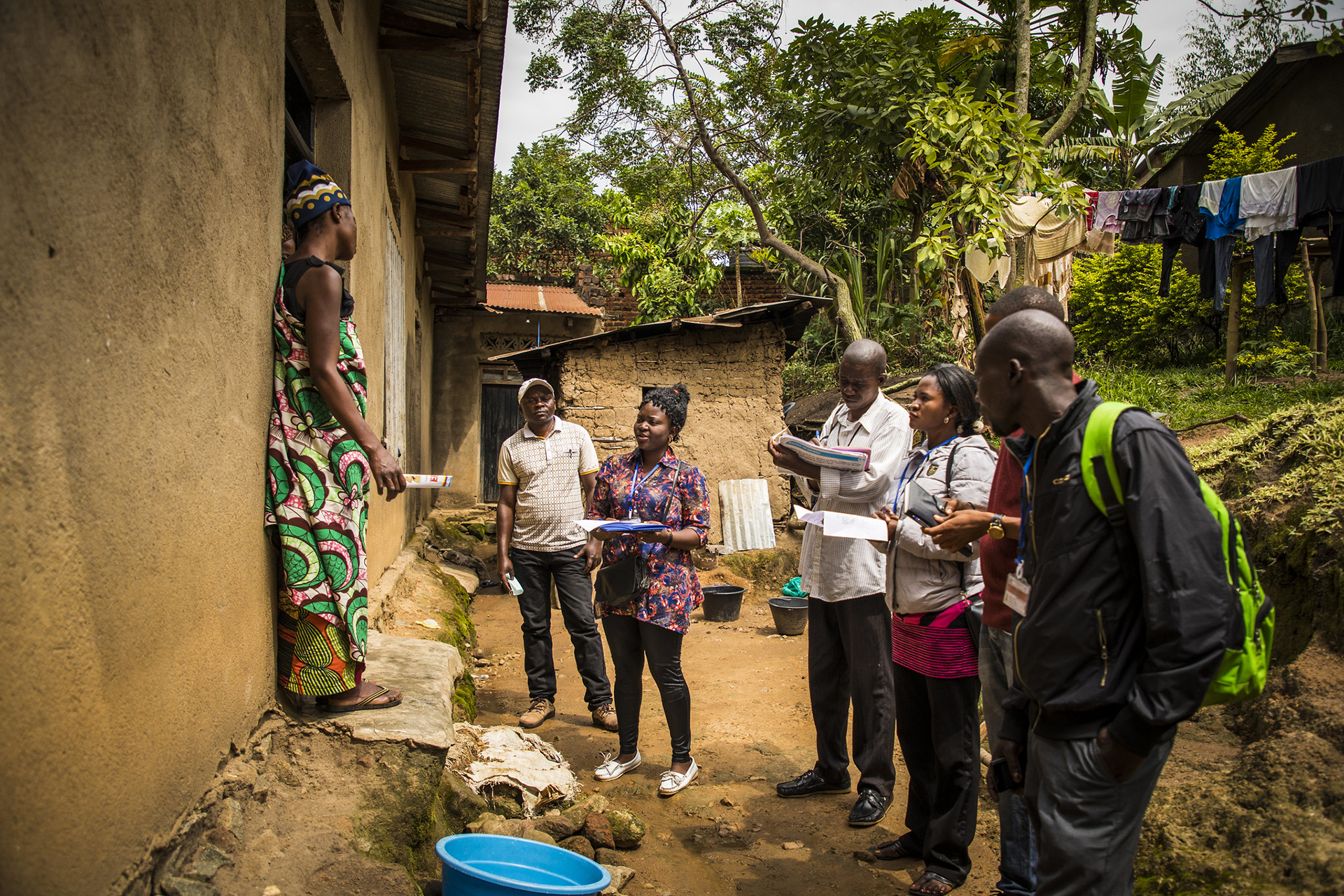 Photo of community responders for Ebola in Beni, Democratic Republic of Congo
