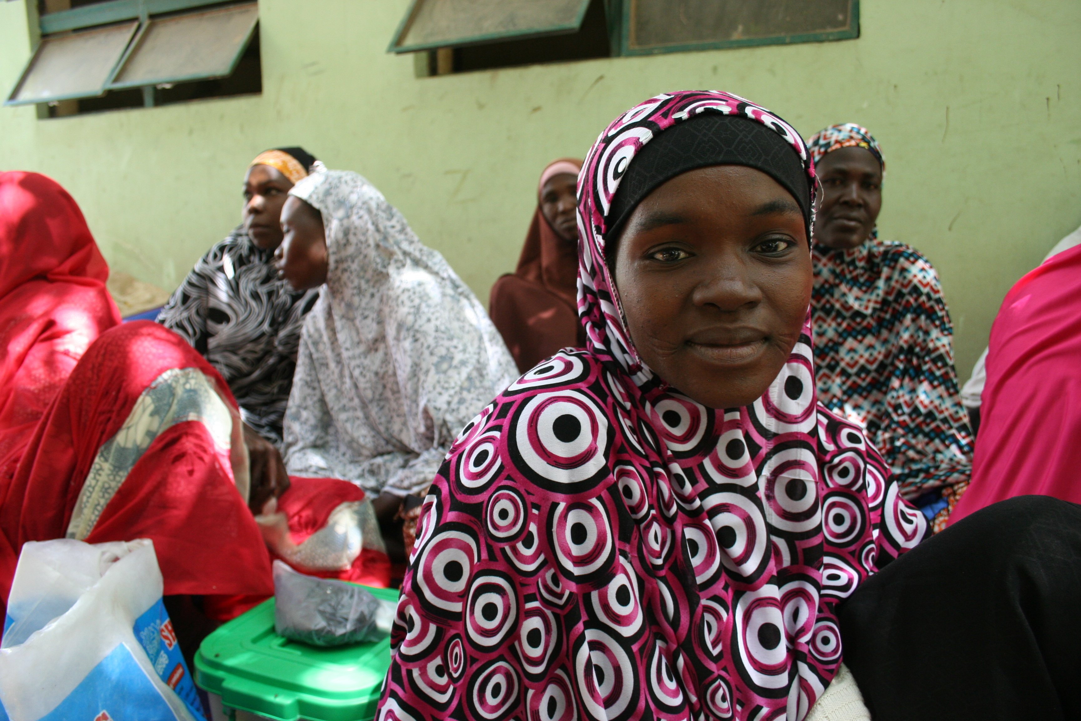 Displaced women in Maiduguri
