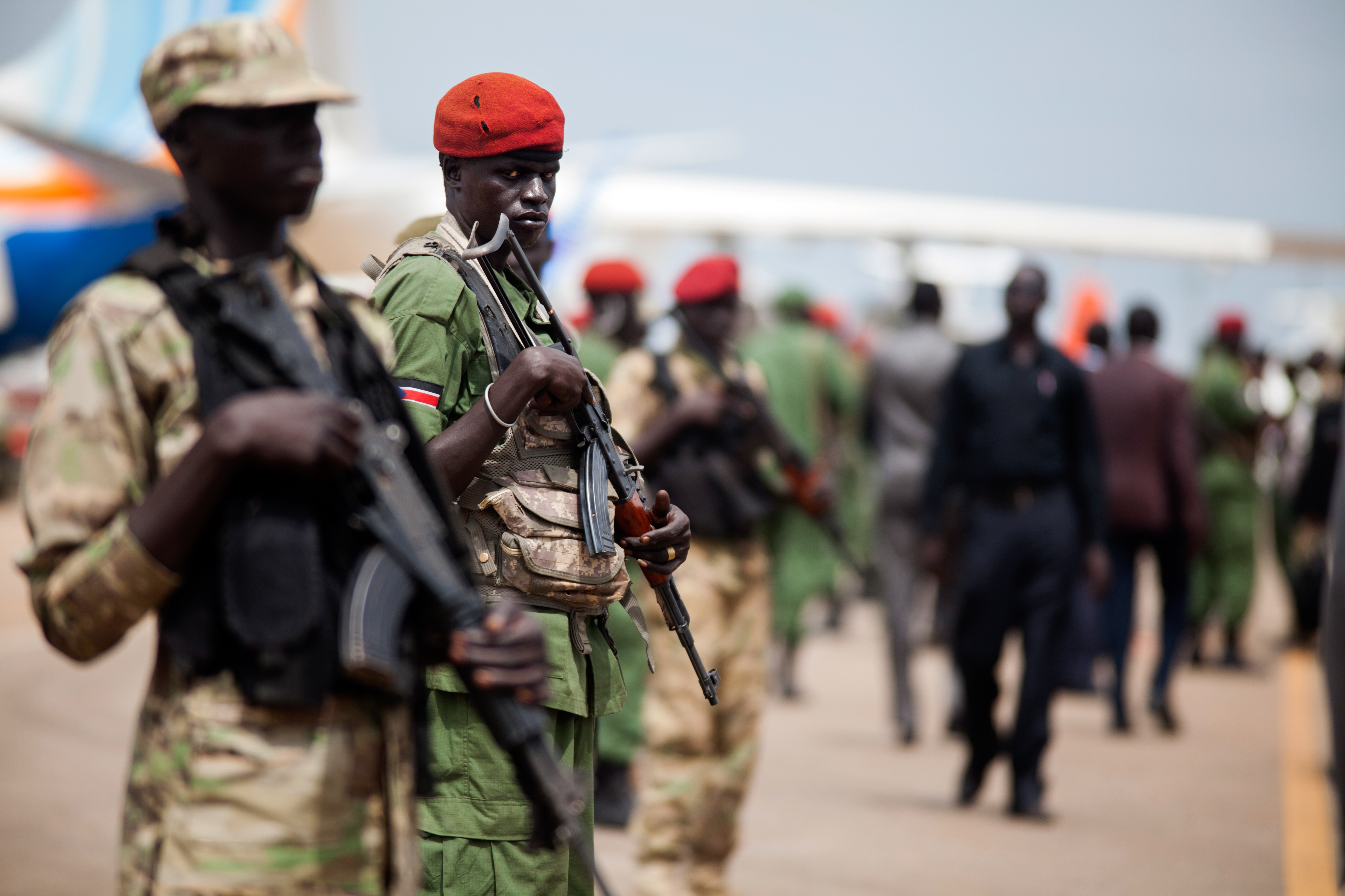 SPLA-IO fighter in Juba