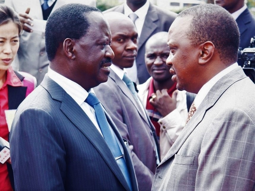 Raila and Uhuru