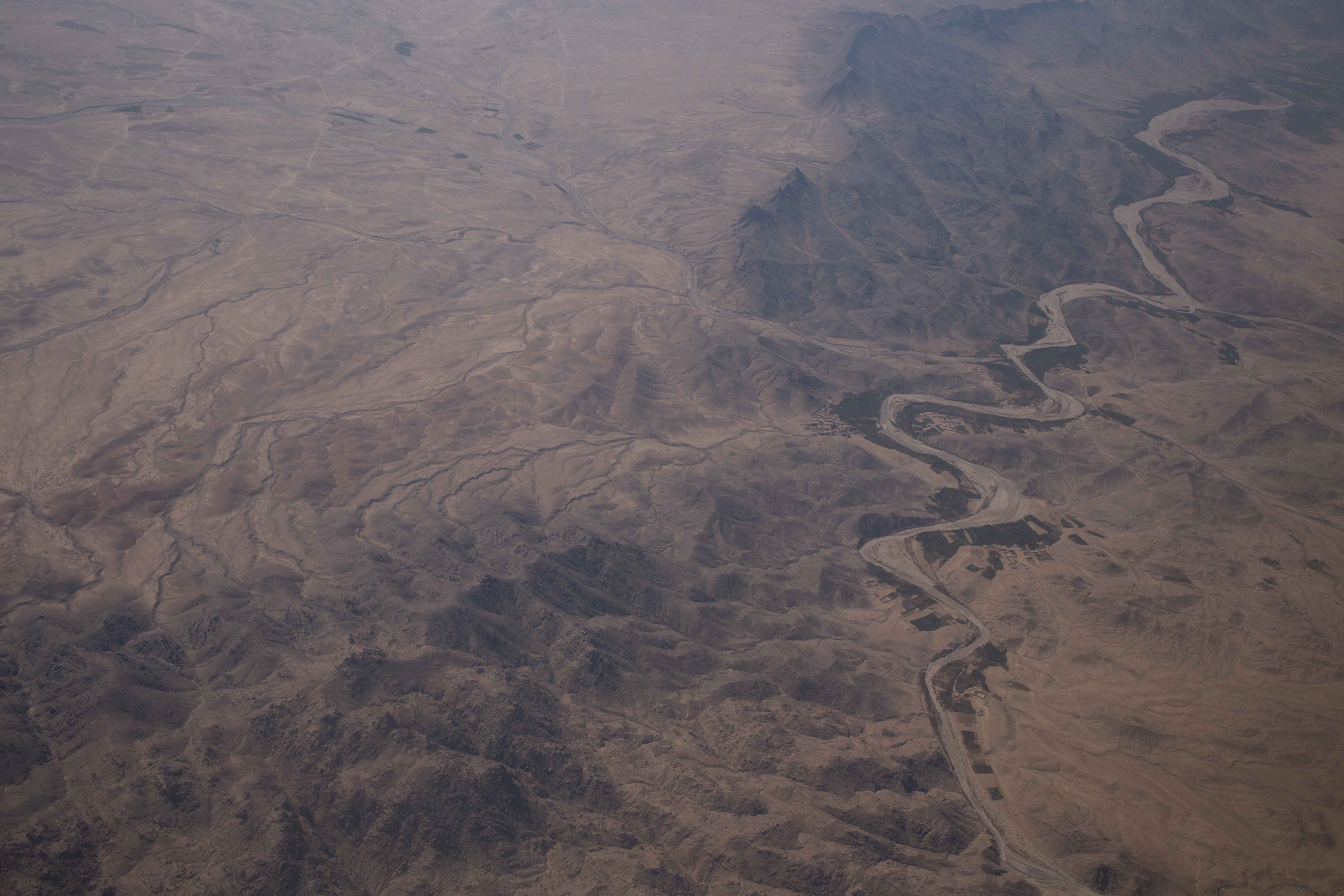 The rugged landscape of Kandahar, Afghanistan