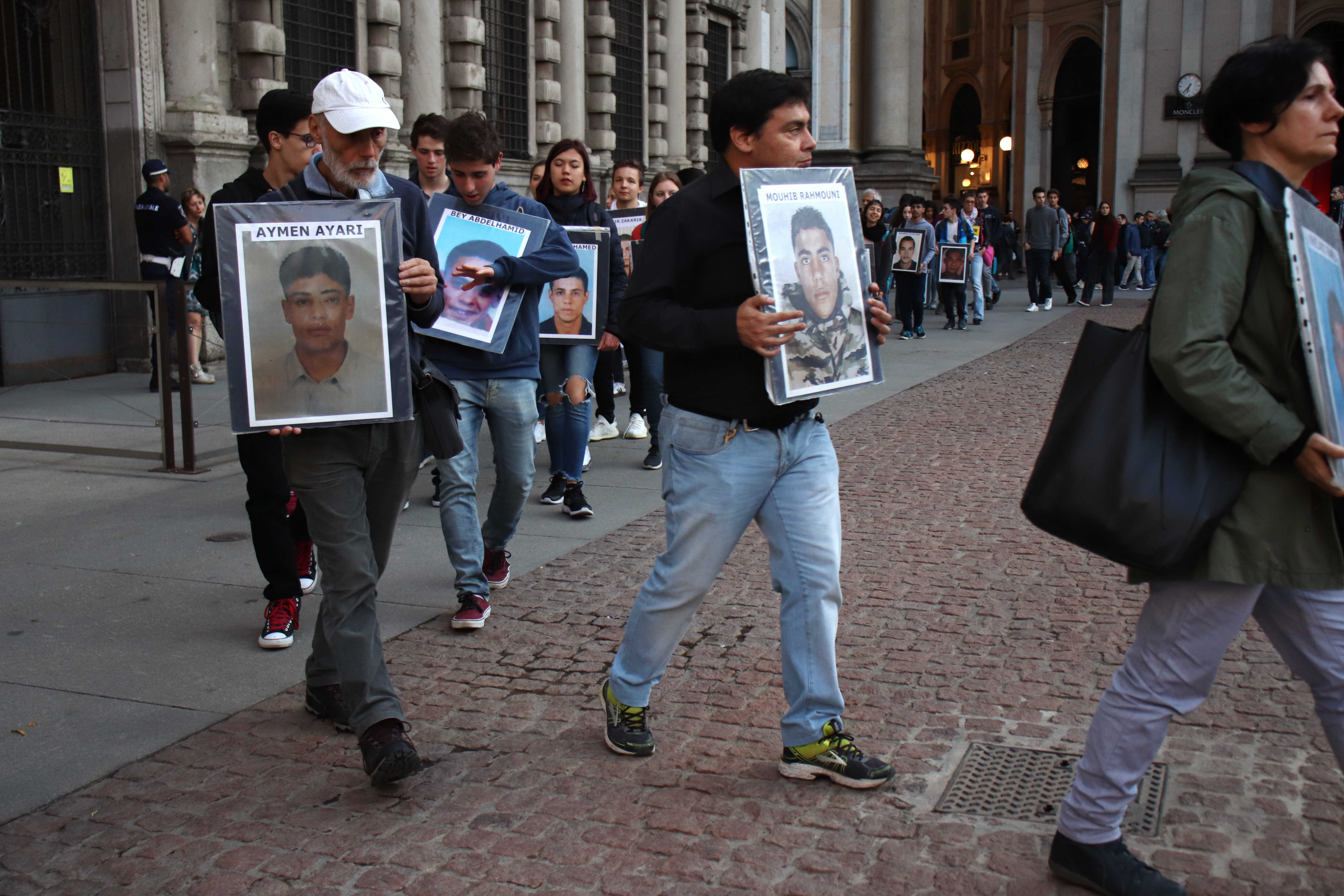 Marchers in Milan