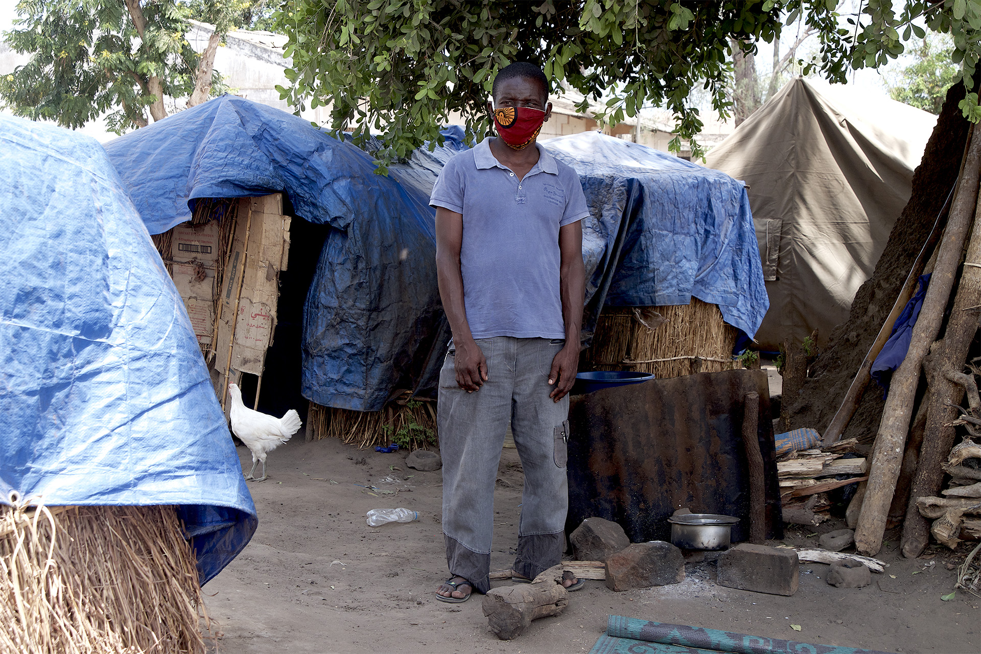 37-year-old Momade Maraka fled his home in Quissanga district a few weeks ago. He said he saw insurgents kill residents in his village but is grateful that members of his family survived. Attacks in Cabo Delgado have claimed more than 2,400 lives since 20