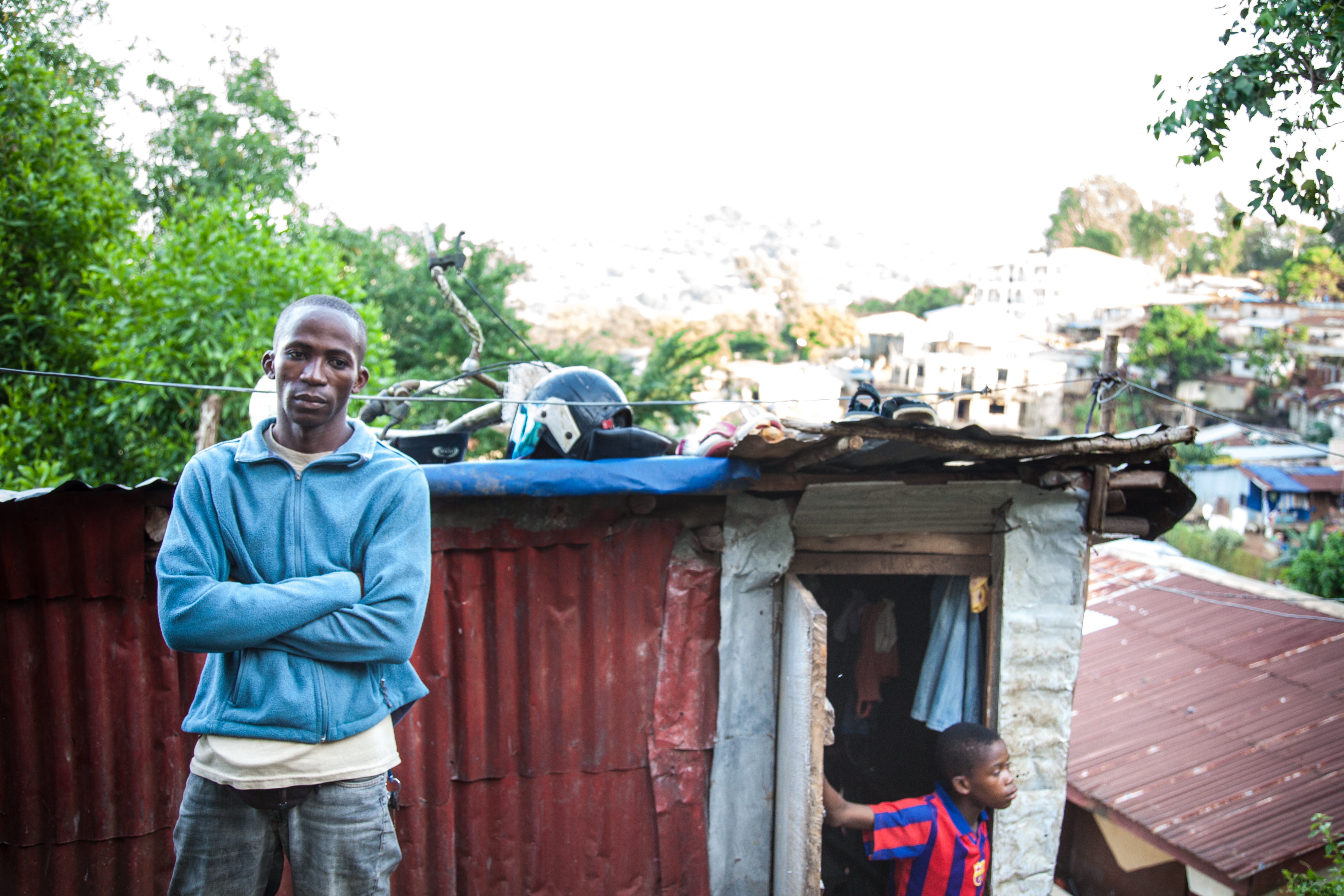 Alaji Samura, a commercial ‘Okada’ motorbike rider