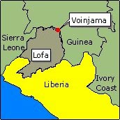 Country Map - Liberia (Lofa: Voinjama)