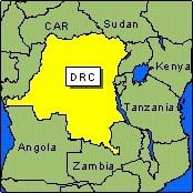 Country Map - DRC