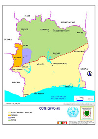 Country Map - Cote d'lvoire
pdf version at [<a href=