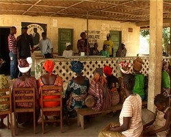 Here, women receiving information about the health consequences of FGM. Education is another pillar in the campaign to ultimately abolish harmful traditional practices. Sierra Leone