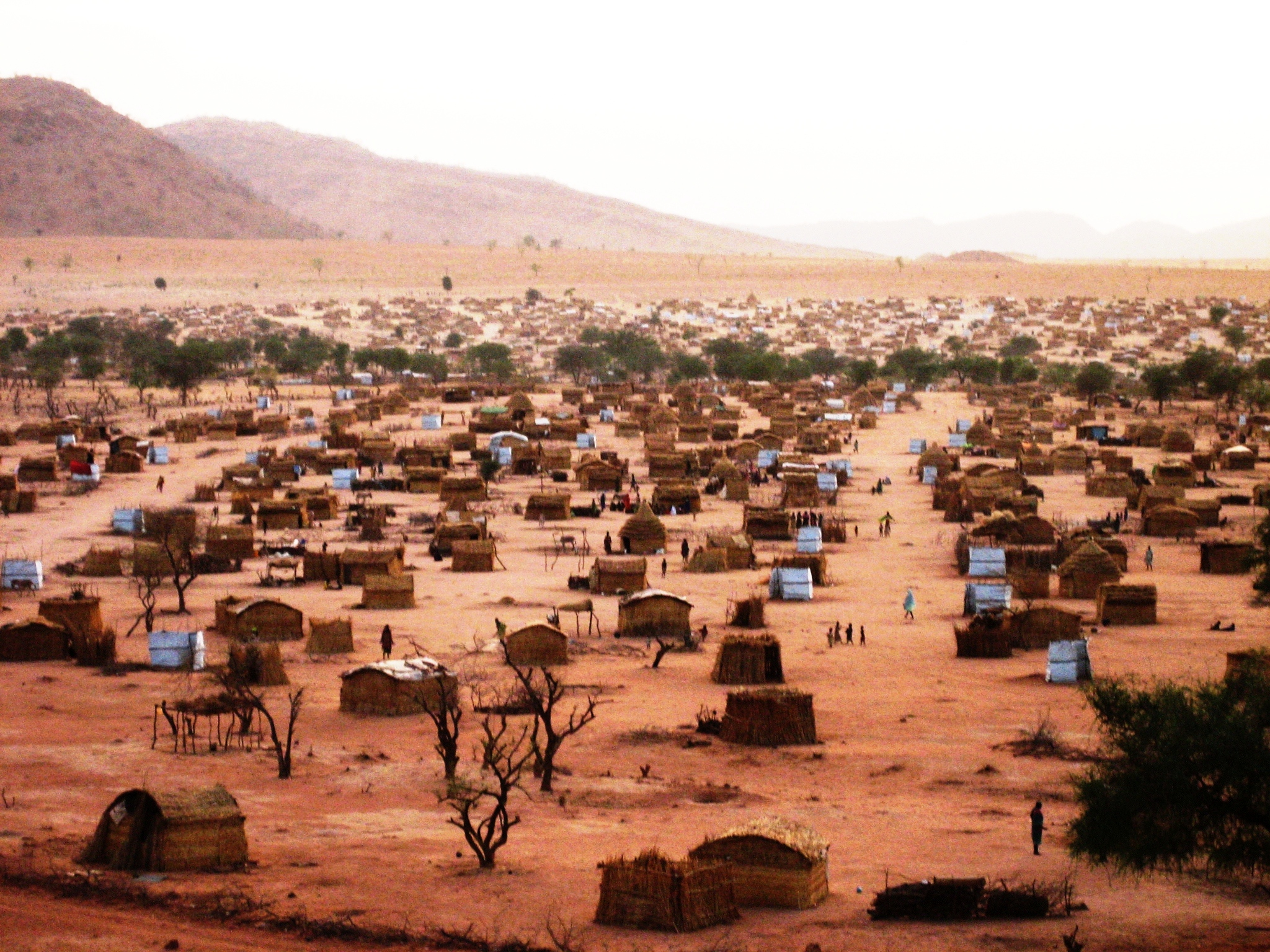 Koloma, a site for displaced people near Goz Beida.