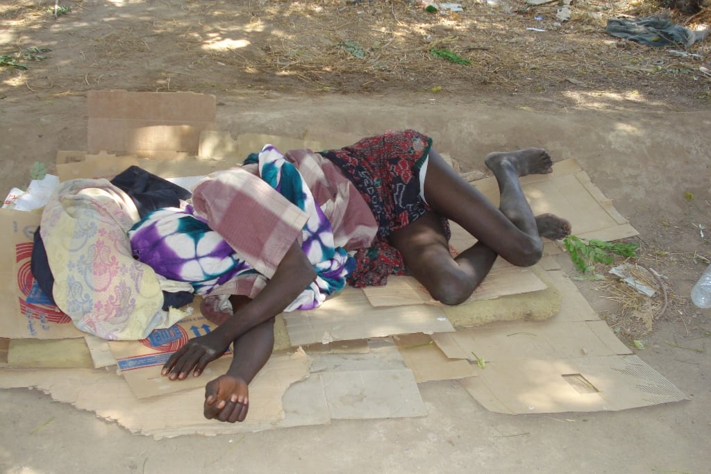 One of some 3,000 Somali refugees who recently fled to Yemen sleeps under a tree in refuge in al-Basateen, a poor neighbourhood in the southern port city of Aden.