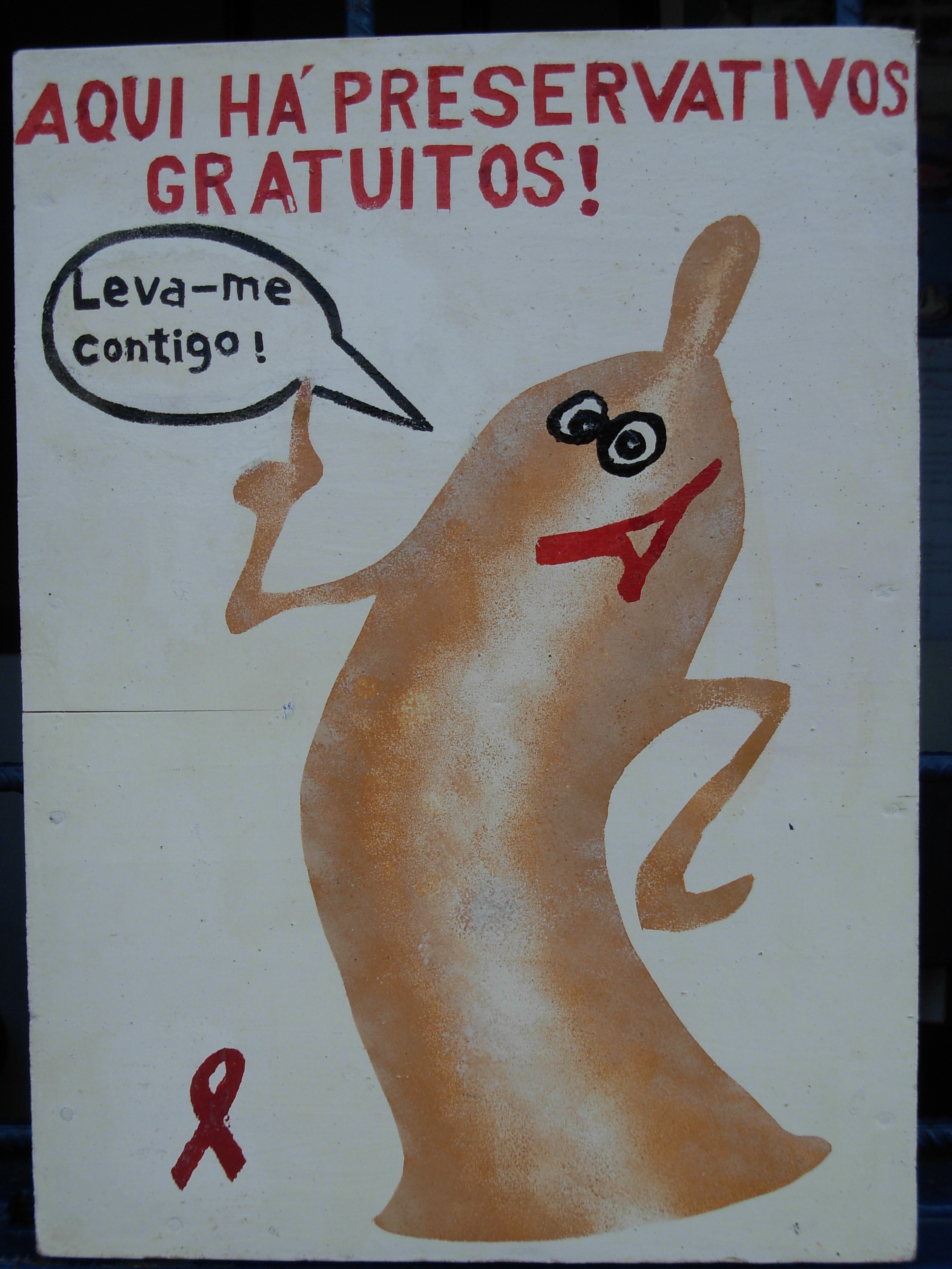 Sign in health center that says