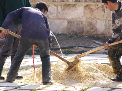 Syrian manual workers in Lebanon, who number several hundred thousand, say they are victims of an unprecedented low in political relations between the two countries.