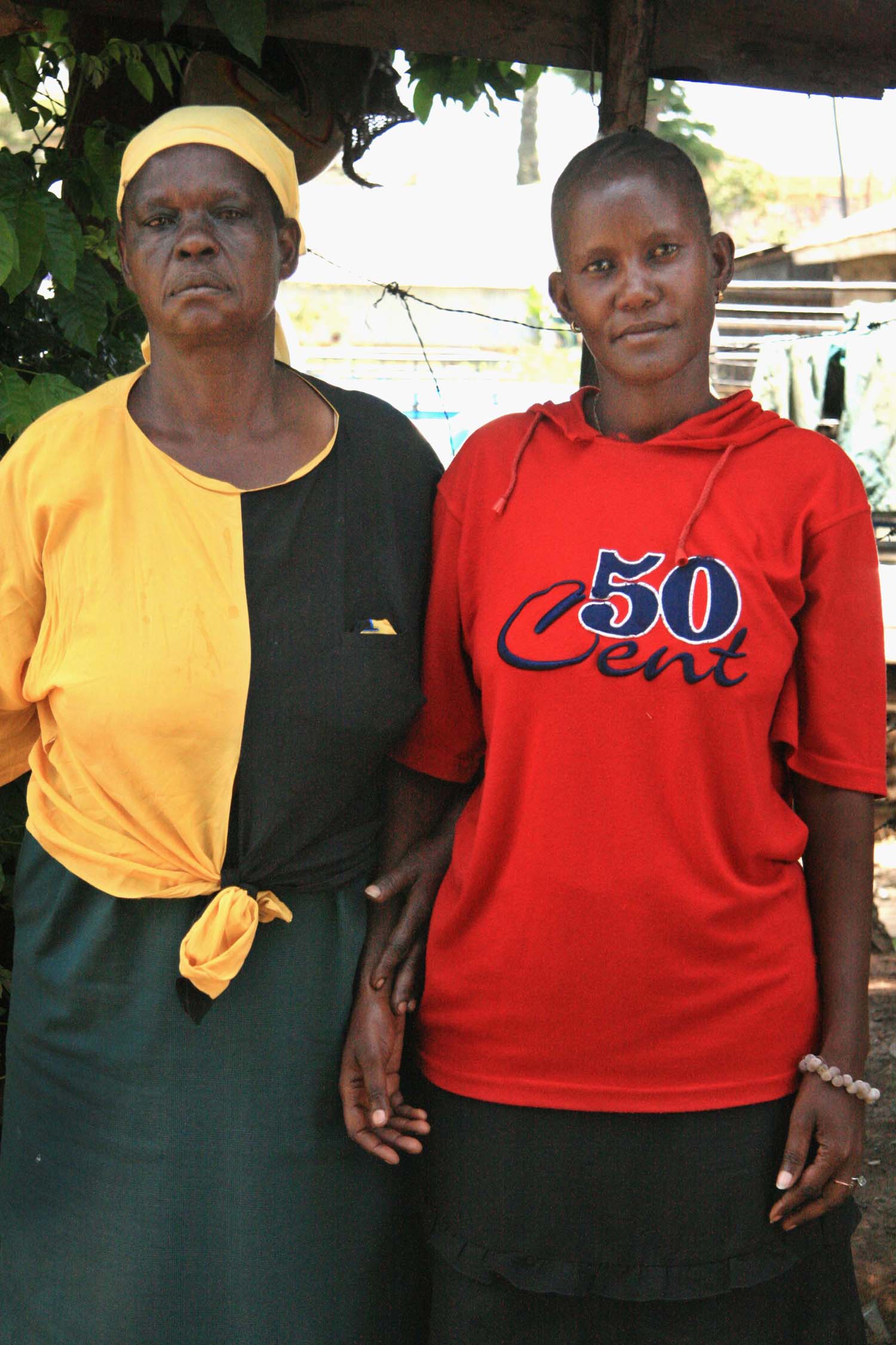 Damaris Angulu with her Friend Nancy Wanjiru.