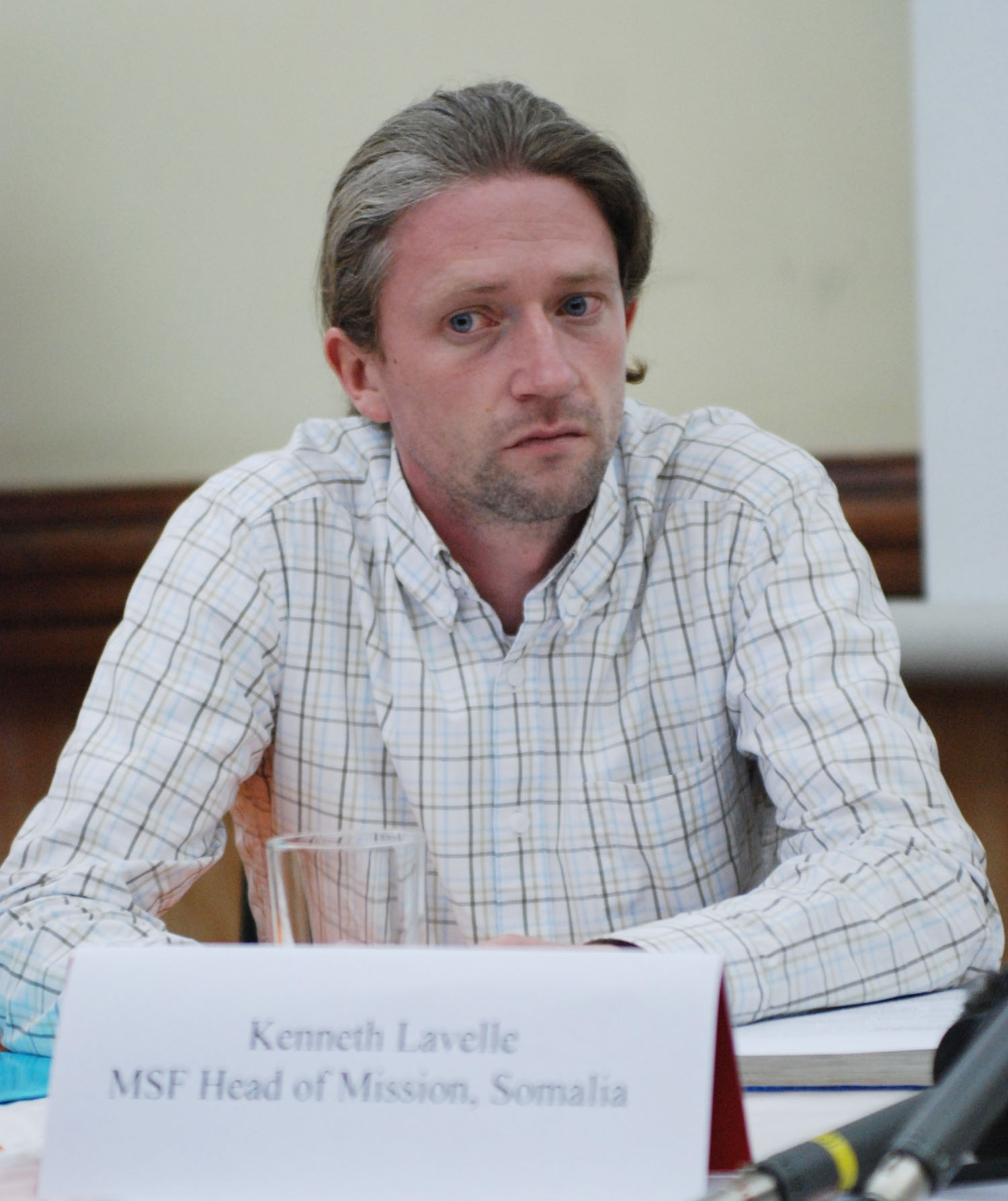 Kenneth Lavelle, MSF head of mission, Somalia.