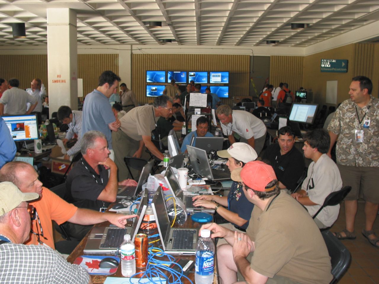 Operation Strong Angel III, a crisis demonstration in San Diego that looked for ways to tackle challenges to humanitarian action.