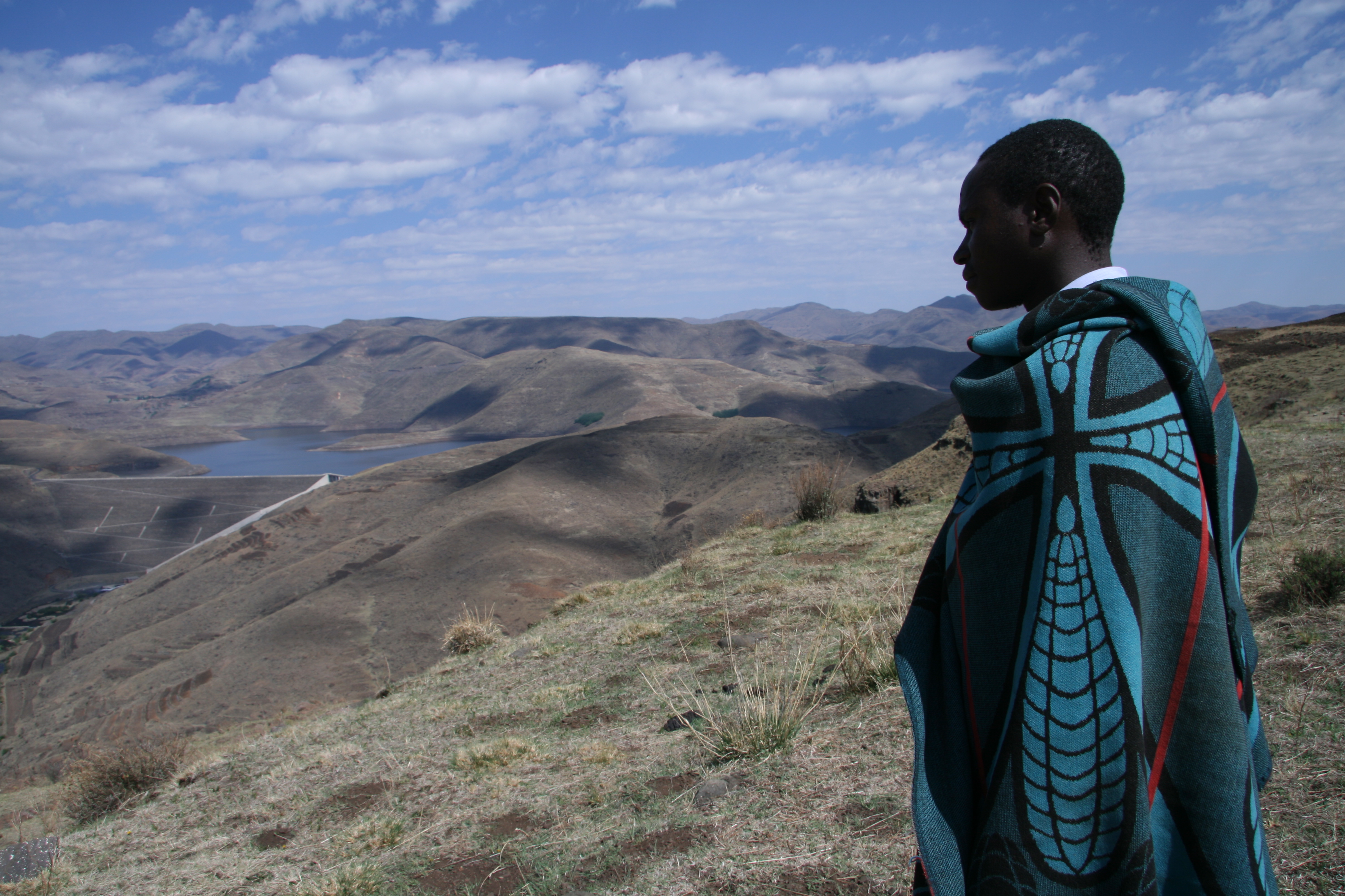 Kuena Setlabe of Hatsui village. This village has had insufficient rain and food is scarce
