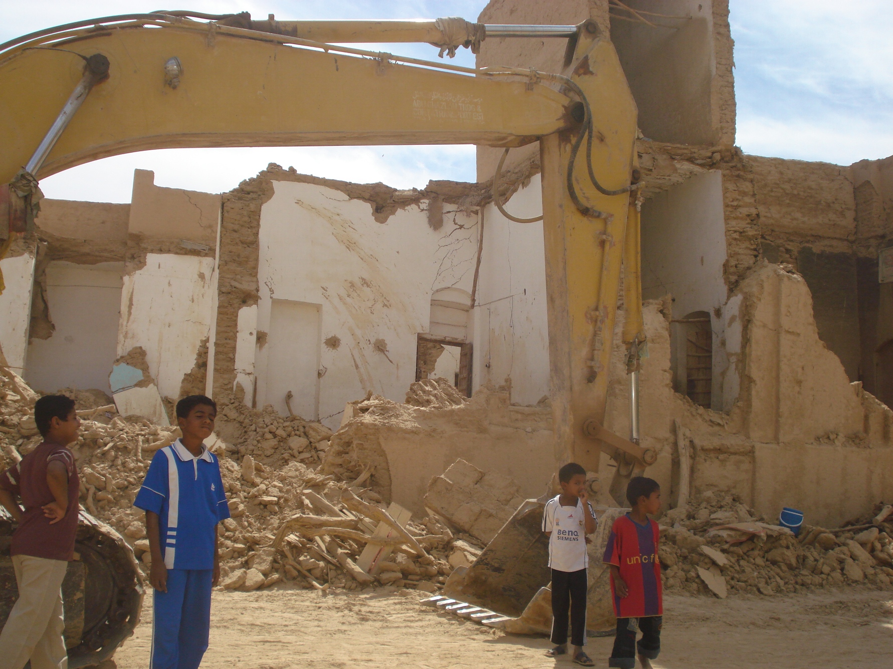 Reconstruction work has not started yet in flood-hit areas