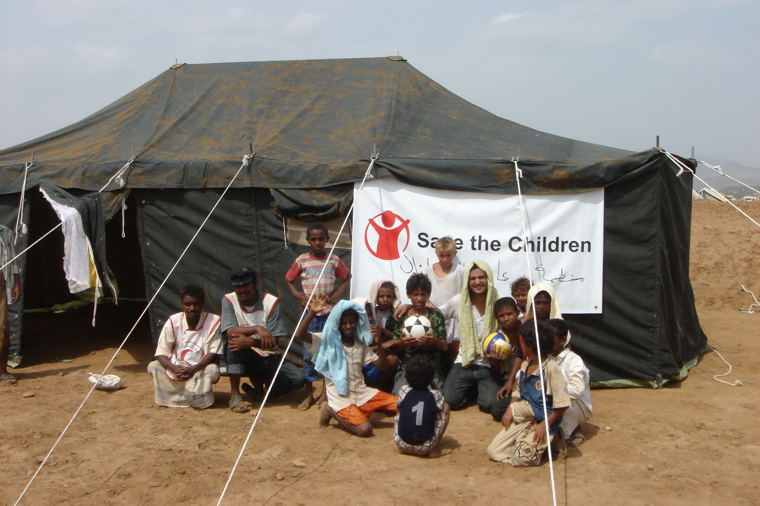 Displaced children need friendly spaces to play