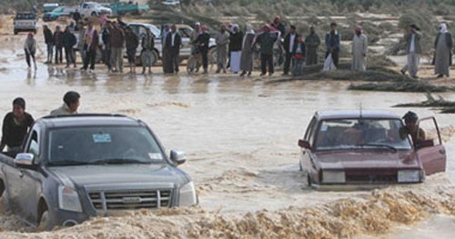 Flash floods in different parts of Egypt caused extensive damage to homes