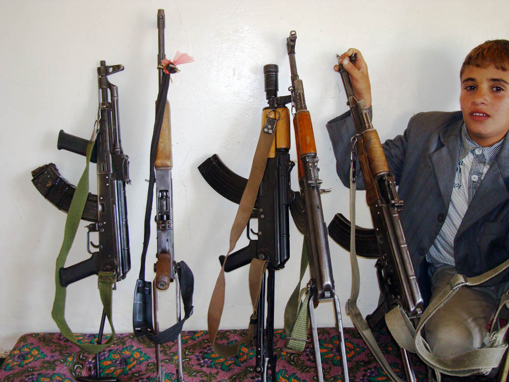 A 2009 survey concluded there were 9.9 million small arms in Yemen