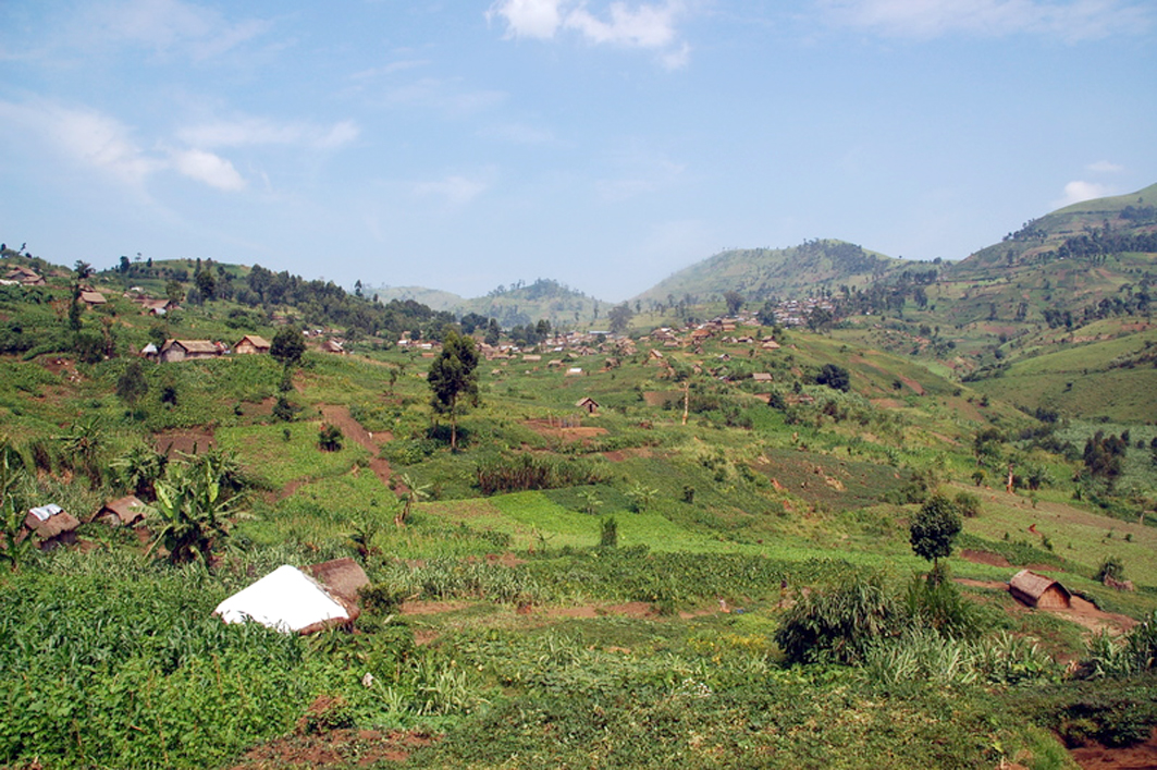 The fertile hills of Masisi district, in eastern DRC's North Kivu province