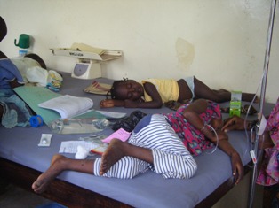 Cholera patients in Bauchi, September 2010