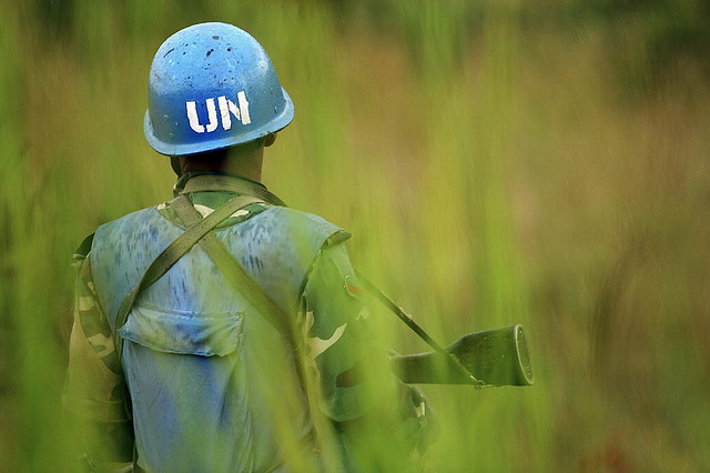 MONUC Peacekeepers in Shooting Exercise