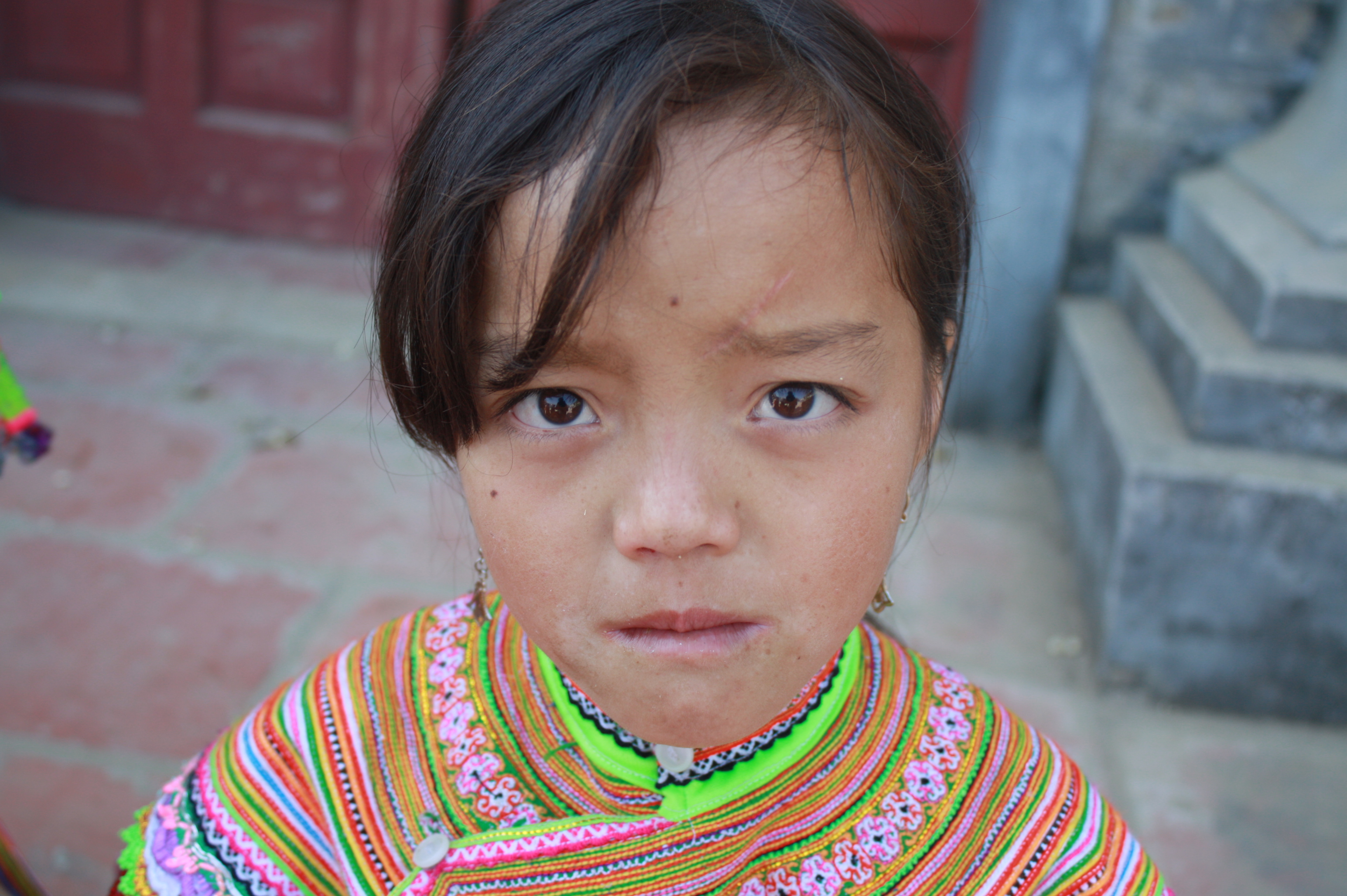 A young hill tribe girl in northern Vietnam