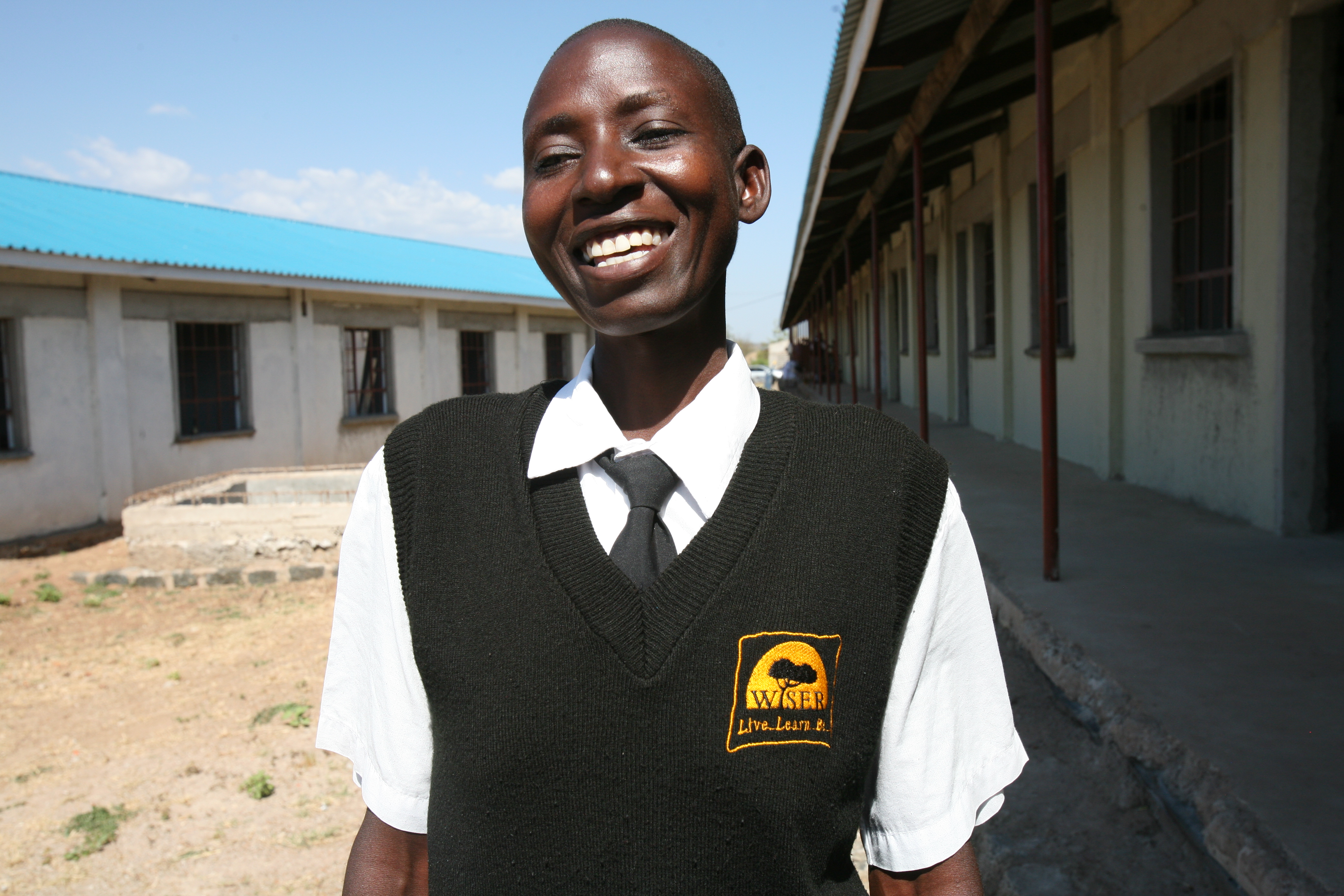 Carol Gor, 36, and mother of five. She decided to return to school as a mature student, leaving her children under her husband's care