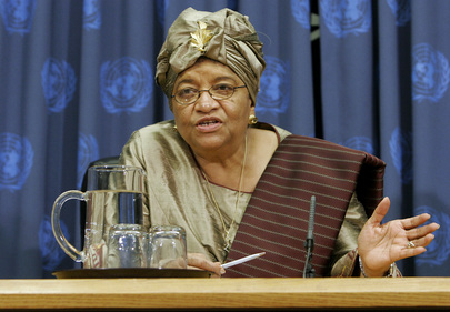 Ellen Johnson-Sirleaf, President of Liberia