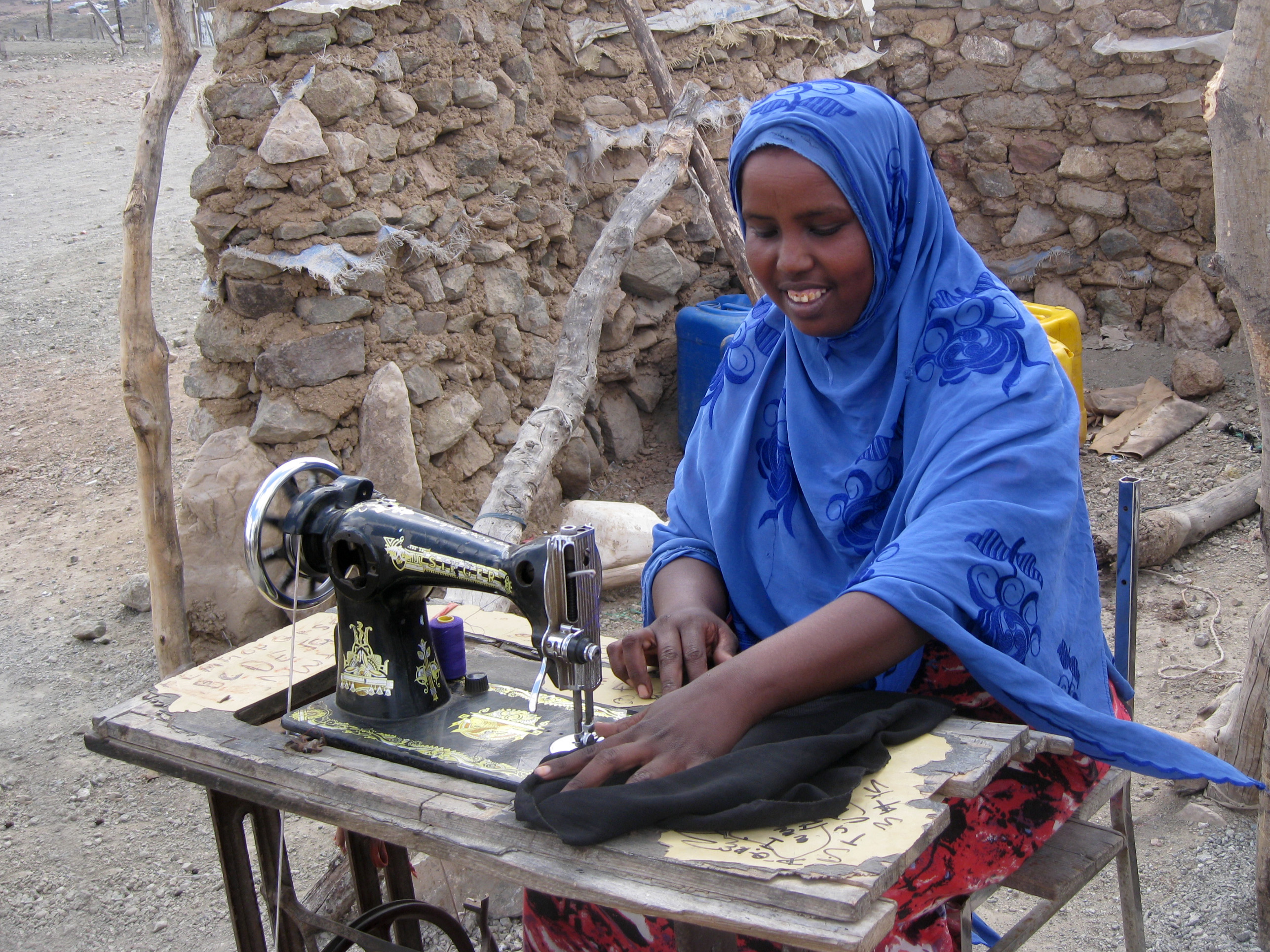 Amina Ahmed Barre, Somali refugee in Djibouti