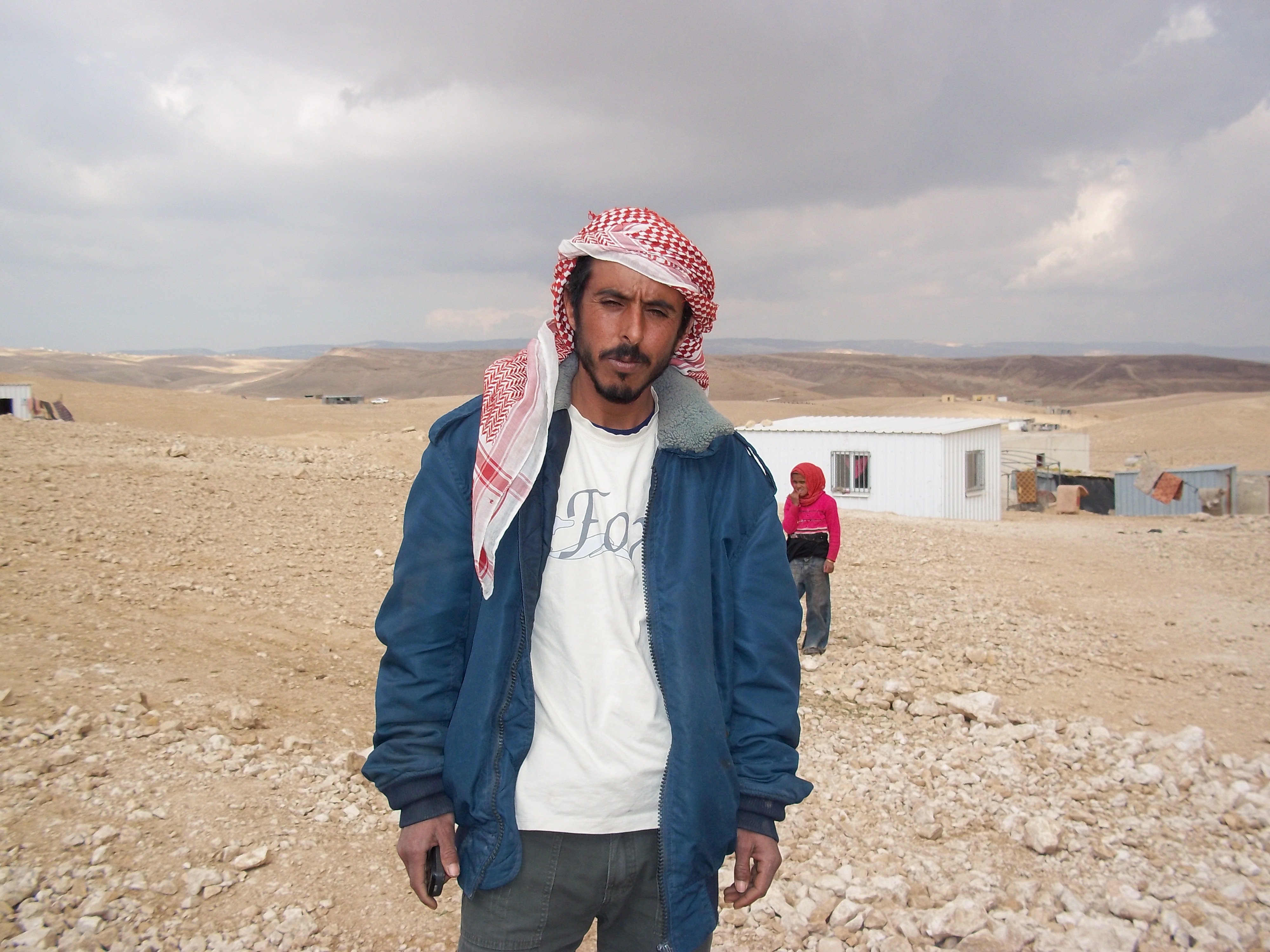 “My cistern was bulldozed by Israeli authorities without warning in December,” says goat herder Saleem Hadaleen, 32-years old from Khashem ad-Daraj in south Hebron. About 1,200 people live in his herding community