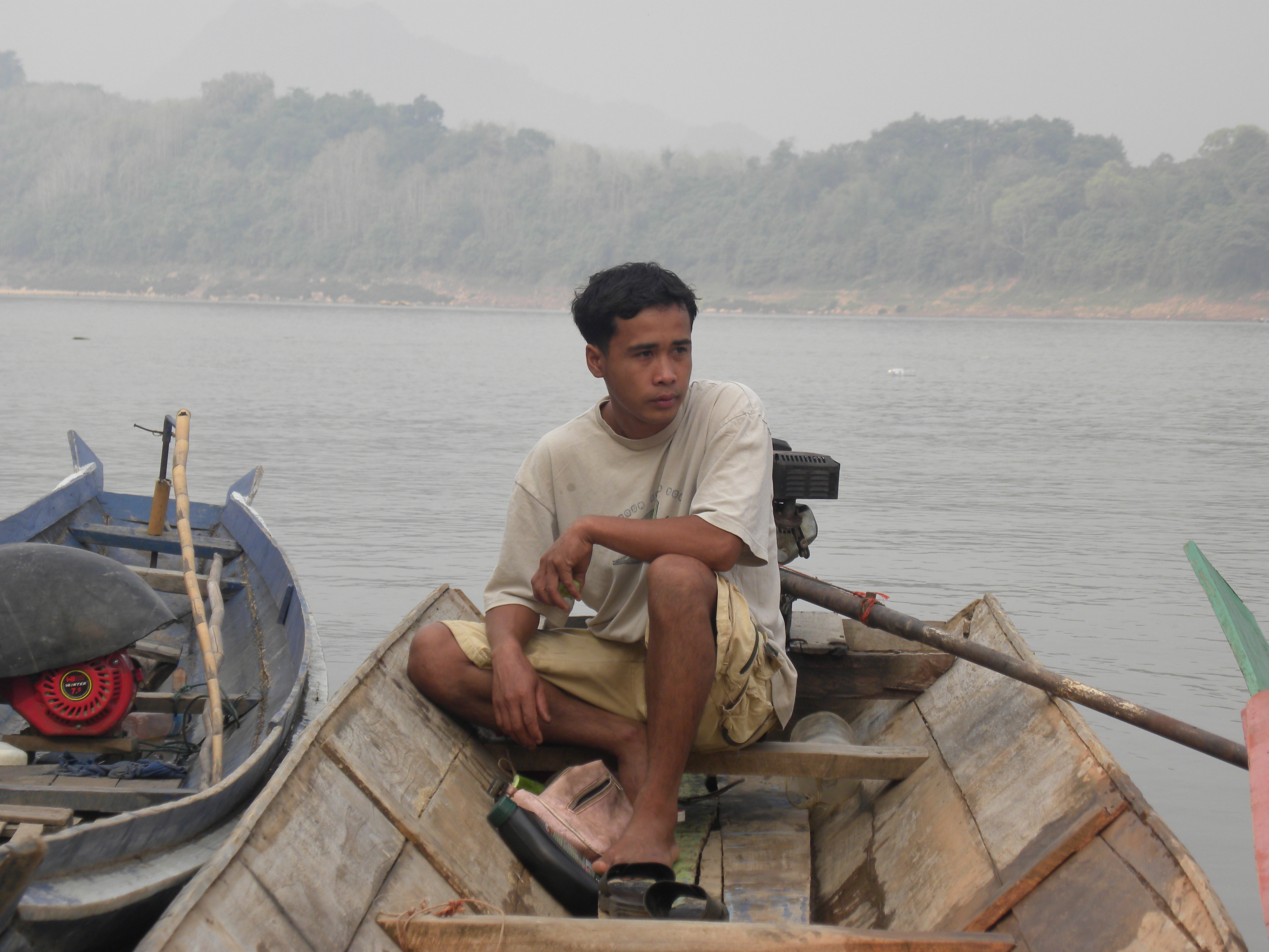 For this fisherman on the Mekong, life could soon change if the Xayaburi Dam goes through