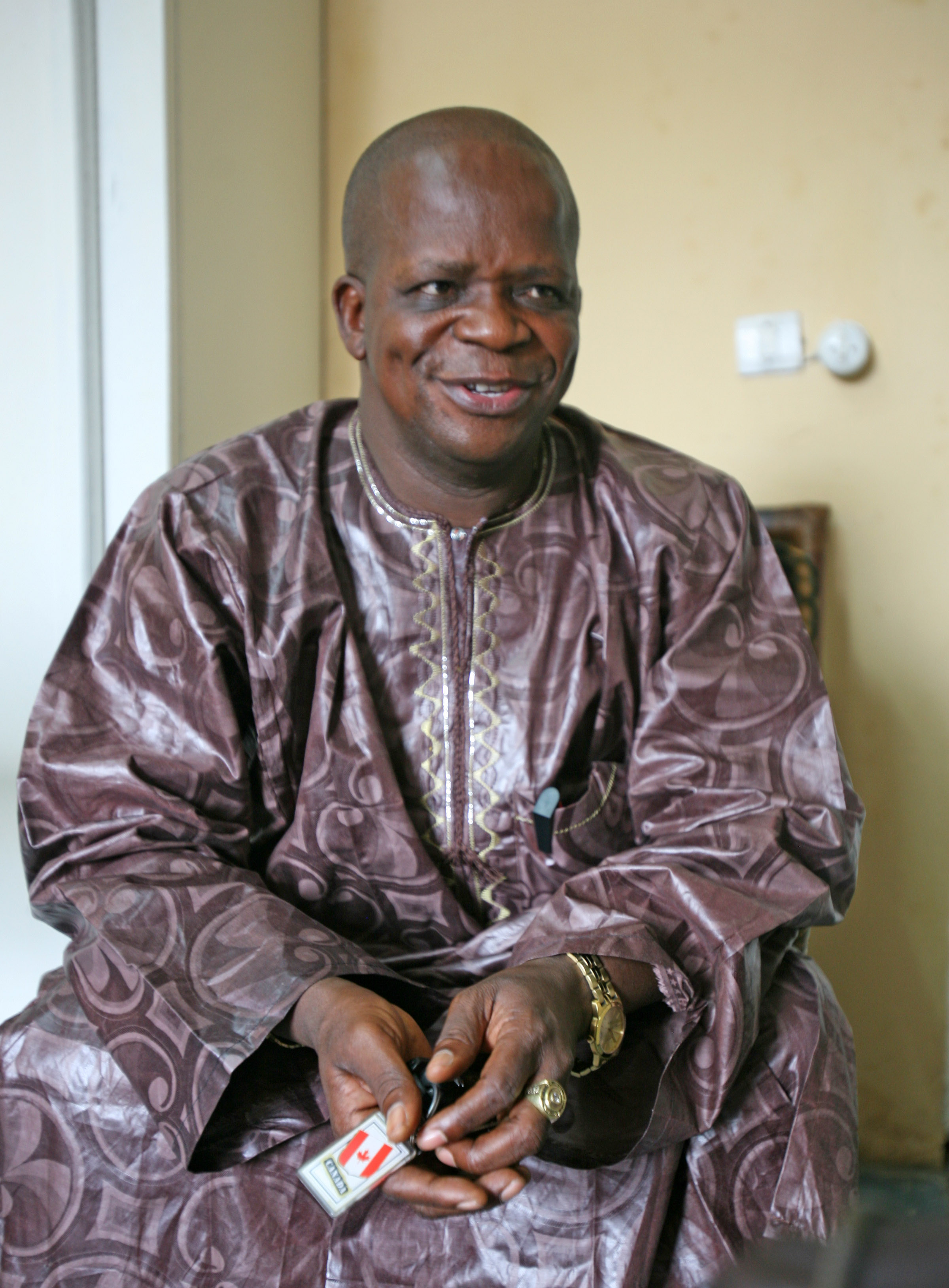 Jérôme Bonso, President of the National League for Free and Fair Elections (Ligue nationale pour les élections libres et transparentes), a human rights NGO in the Democratic Republic of Congo