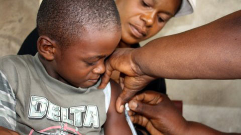 Measles campaign in Kinshasa, DRC