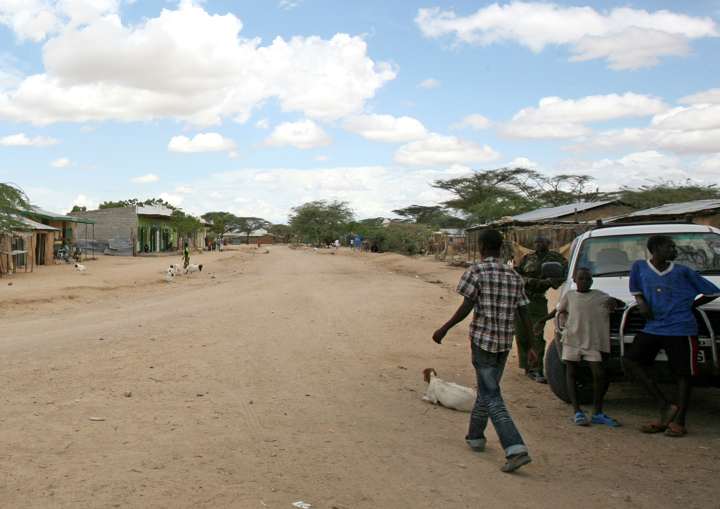 Lokichar Town in Turkana, north-western Kenya. The Kenyan government announced that if had discovered oil in an area close to Lokichar in March 2012
