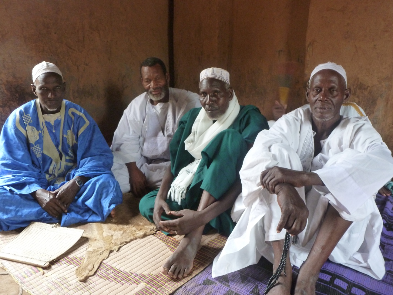 Members of the Association to promote livestock in the Sahel and Savane (APESS), including its Mali representative Ansigue Moussa Ouologuem. These pastoralists say not enough government or donor help for animal fodder or water has arrived in the north and