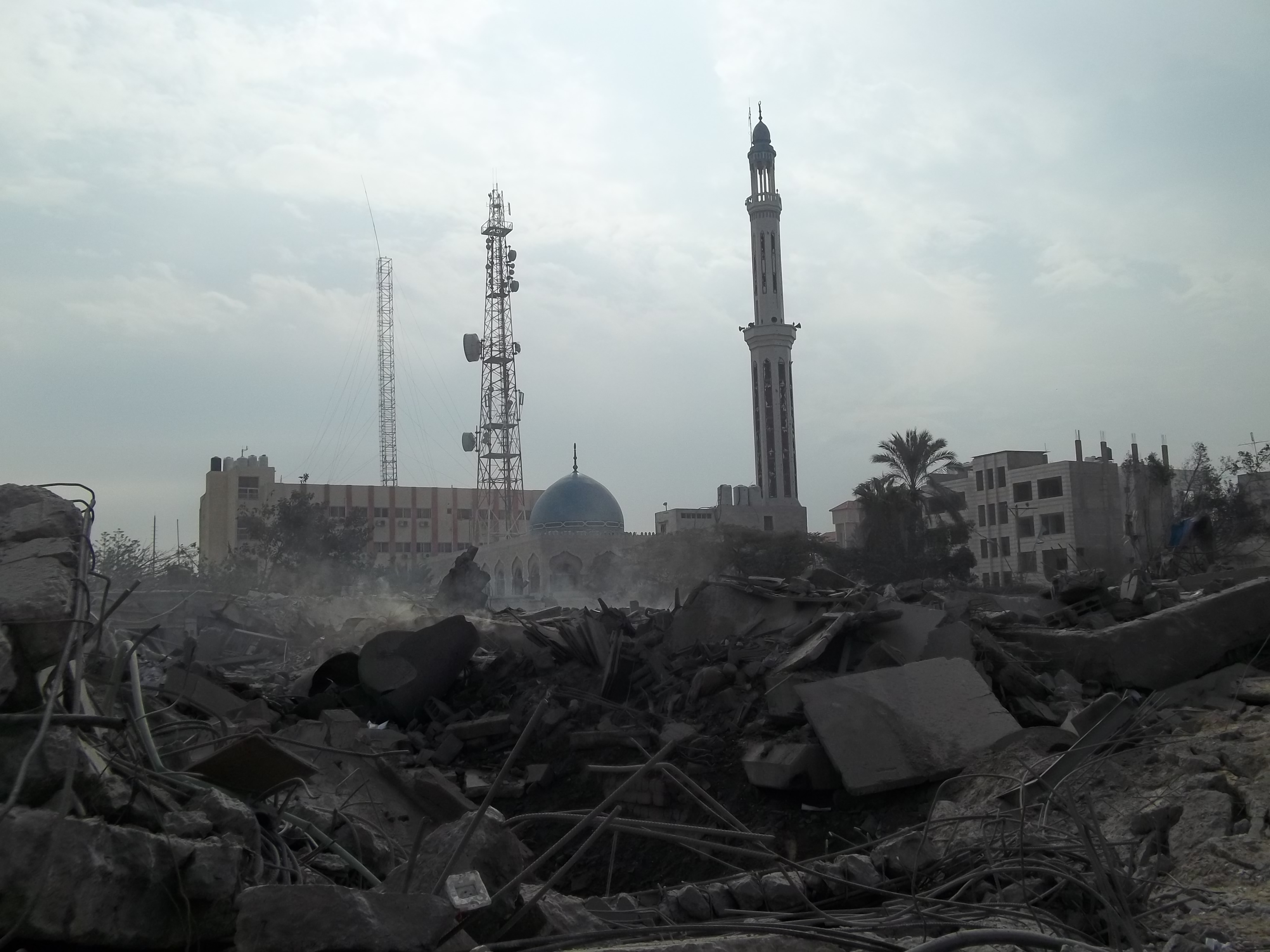 Gaza city after Israeli strikes - 22 Nov 2012