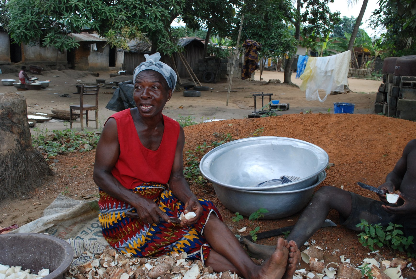 Madeleine Coulibaly is a cassava farmer in Debrimou region, 50km west of Abidjan