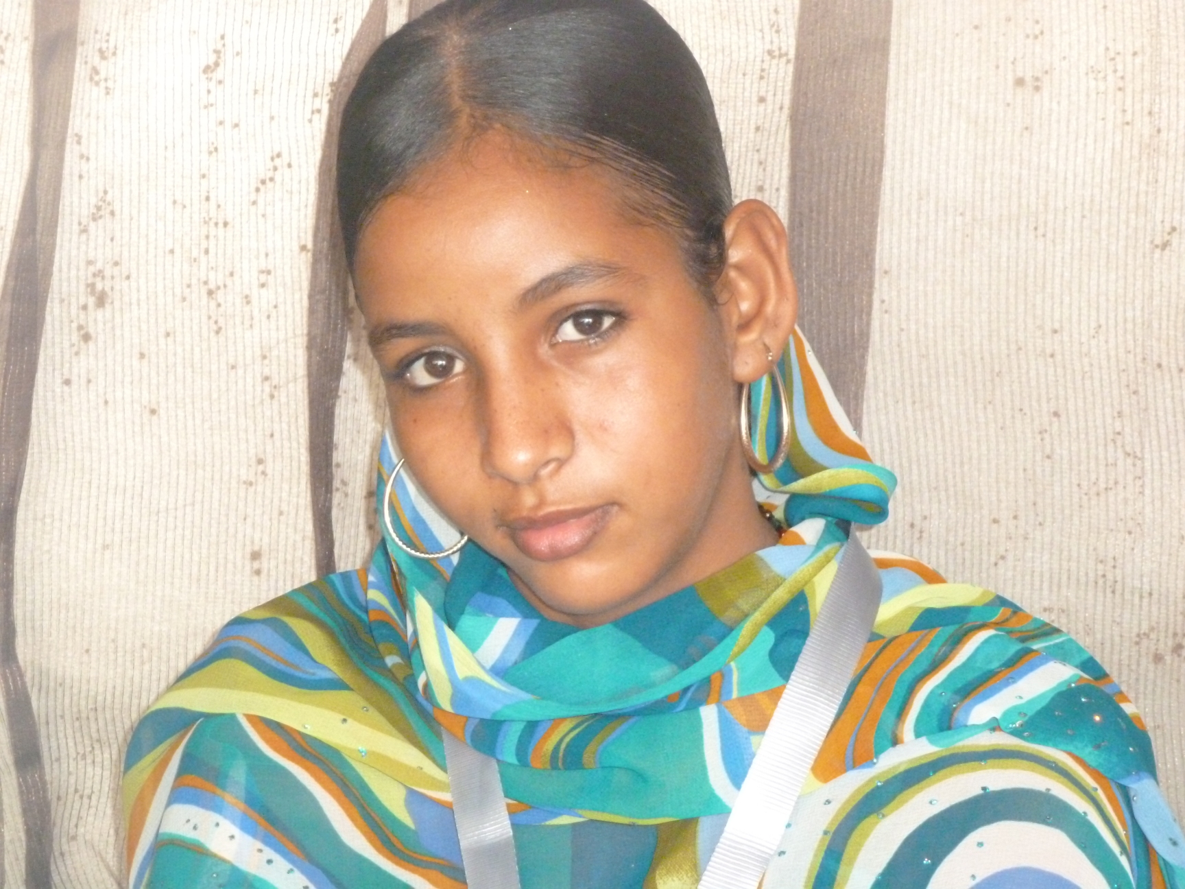 Masa Mohamed, a teacher from Timbuktu, now is teaching Malian refugee children in Mbera camp