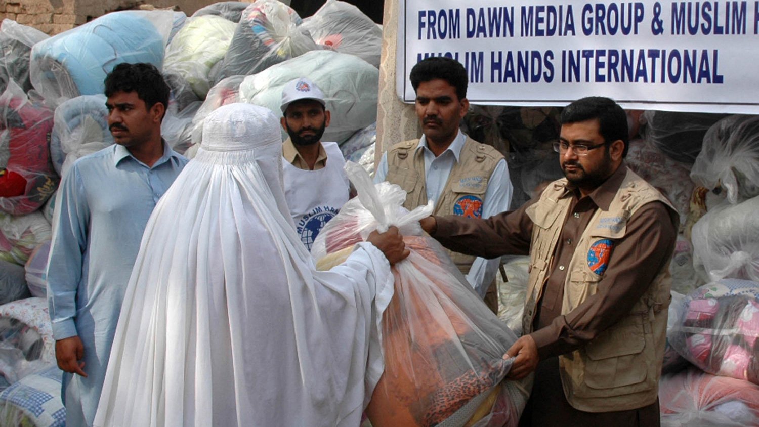 Aid distribution of food and non-food items in Khyber Pakhtunkhwa (KP) Province, Pakistan