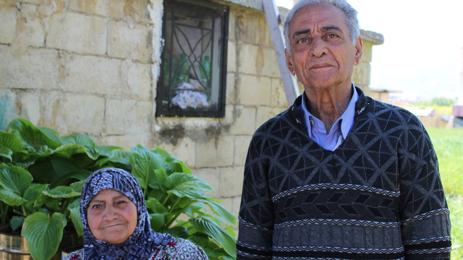 Sadika and Mohammad fled the conflict in Syria after Yarmouk neighbourhood, just outside the capital Damascus, was bombed in December 2012. They now live with a Lebanese family that has been hosting them in the Beka'a Valley for five months.