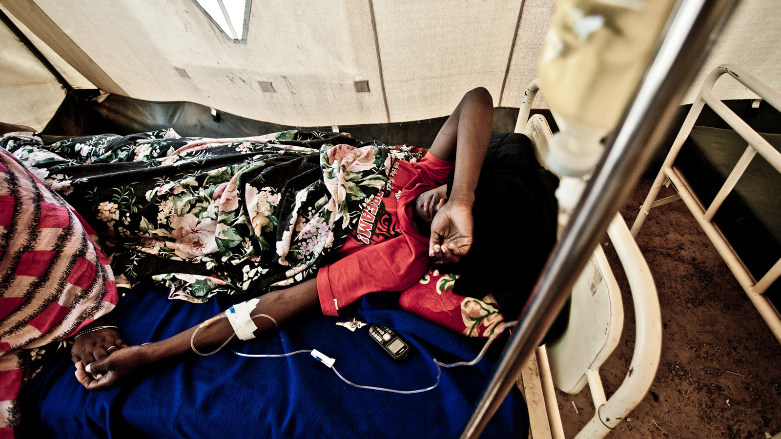 Field hospital at Mentao refugee camp, Burkina Faso