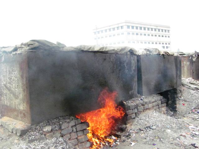 Leather processing in Dhaka's Hazaribagh area is a major pollutant to the environment, as well the cause of a number of health ailments for its workers