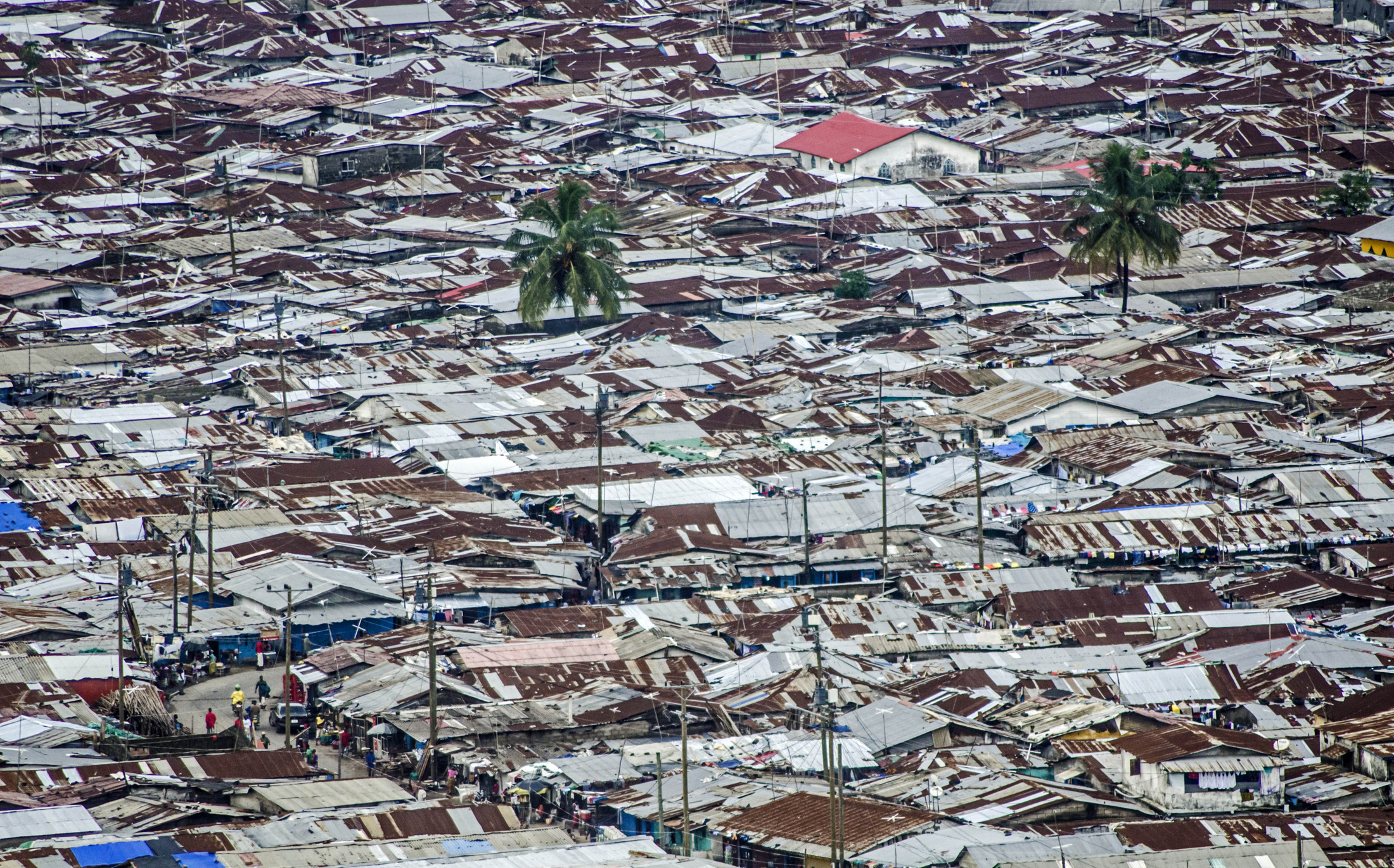 West Point slum, near central Monrovia (June 2013)