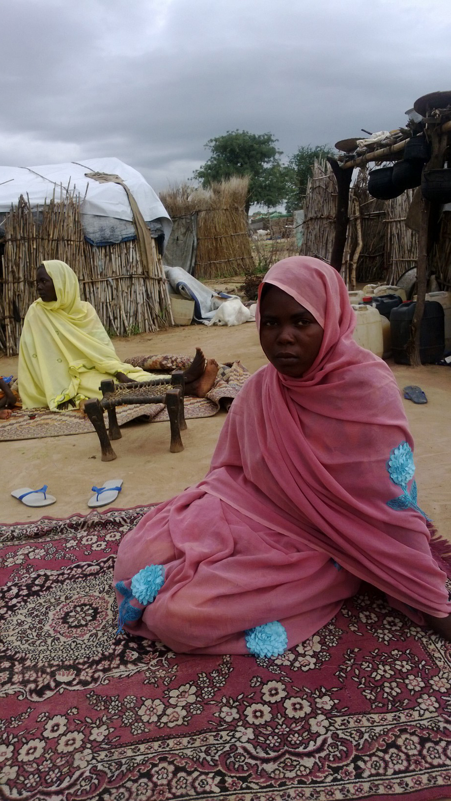 Achta Mahamat Oumar, is a 21-year-old widow living in the southeast Chad village of Tajdou. Tadjou is home to hundreds of Chadians who recently returned into the country after fleeing violence in neighboring Darfur