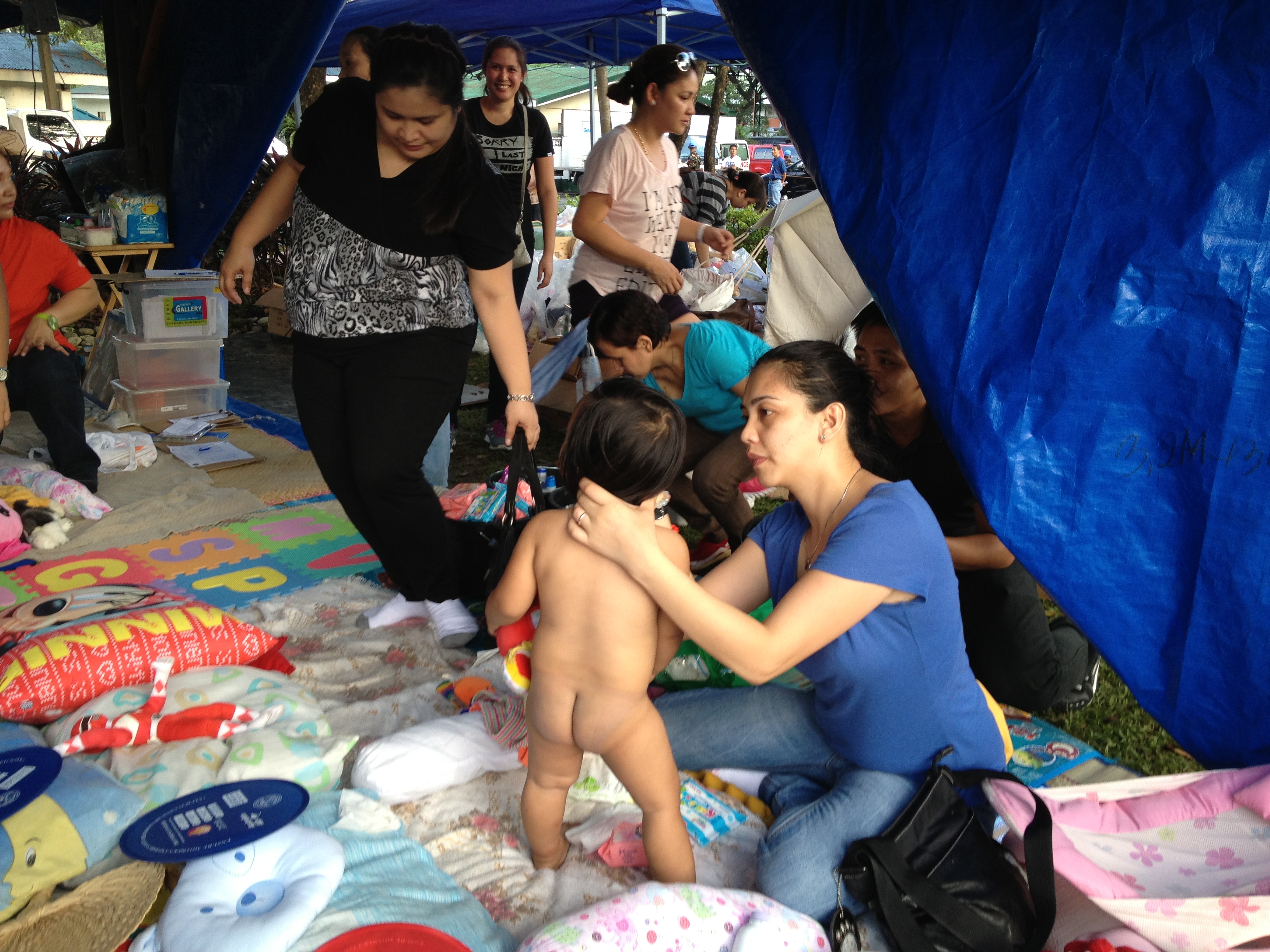 IDPs recently arrived to Metro Manila following the Category 5 Super Typhoon Haiyan (local name Yolanda) that hit the central Philippines on November