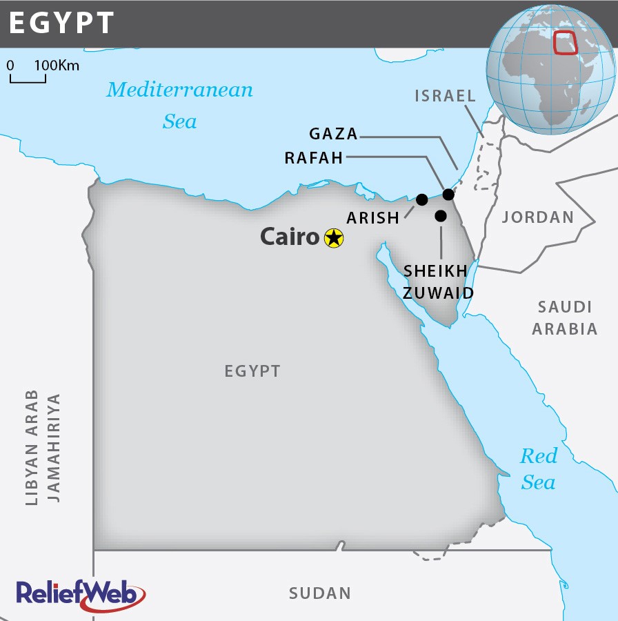 Egypt map
