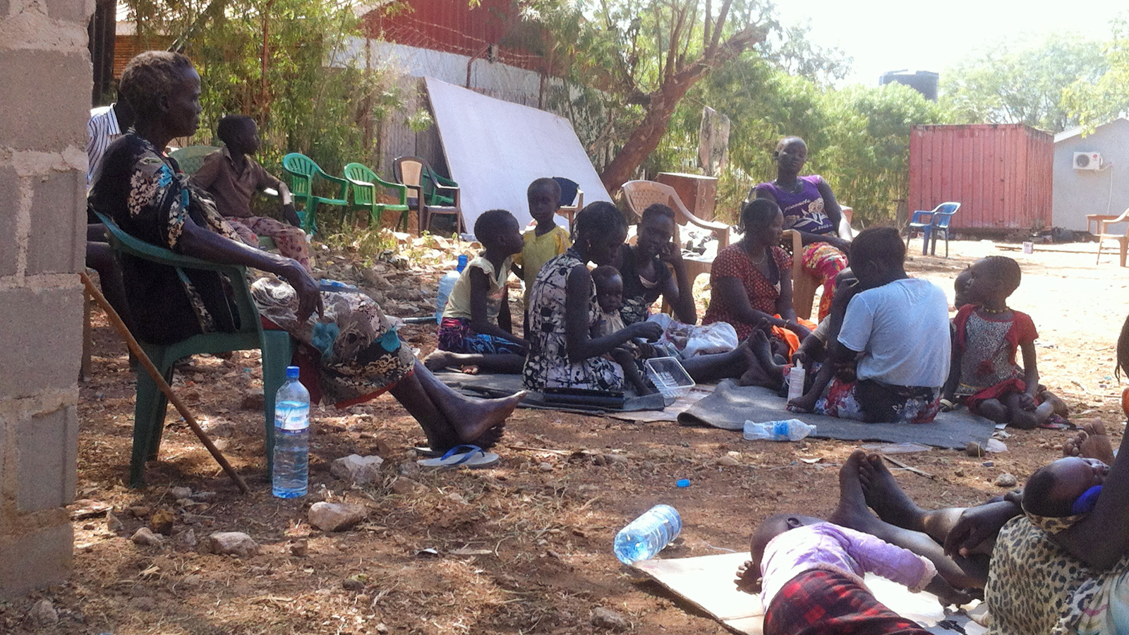 Internally displaced people at the Episcopal Cathedral in Juba