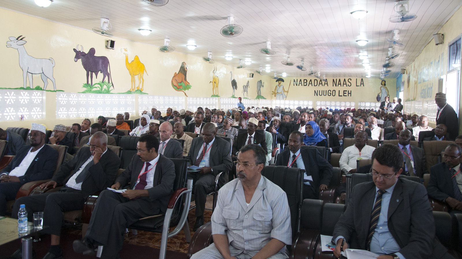 The launch of the Interim Jubba Administration ceremony on 20th January 2014 at the Jubba Statehouse.
